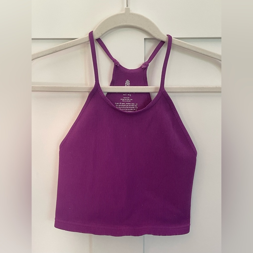 Free people Movement Happiness Runs Crop Tank Medium/Large